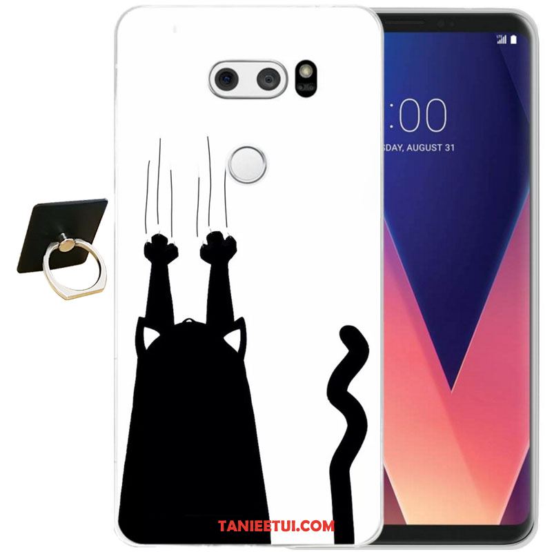 Etui Lg V30 All Inclusive Żółty Relief, Pokrowce Lg V30 Miękki Moda Telefon Komórkowy