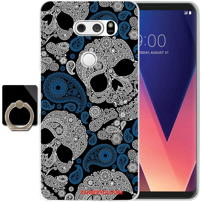 Etui Lg V30 Silikonowe Przezroczysty All Inclusive, Futerał Lg V30 Telefon Komórkowy Żółty Anti-fall