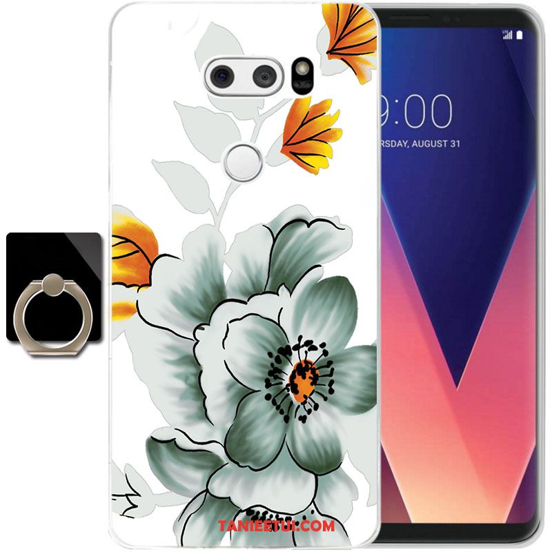 Etui Lg V30 Silikonowe Przezroczysty All Inclusive, Futerał Lg V30 Telefon Komórkowy Żółty Anti-fall