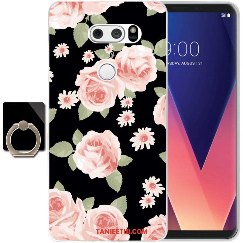 Etui Lg V30 Silikonowe Przezroczysty All Inclusive, Futerał Lg V30 Telefon Komórkowy Żółty Anti-fall