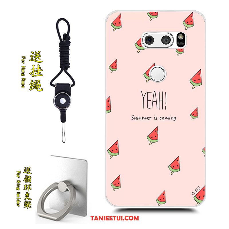 Etui Lg V30 Tendencja Kreatywne Niebieski, Futerał Lg V30 Miękki Ochraniacz Anti-fall