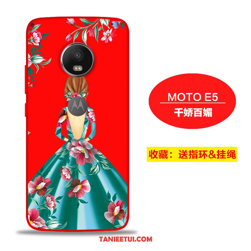 Etui Moto E5 Anti-fall Ochraniacz Kreatywne, Pokrowce Moto E5 Tendencja Gazy Silikonowe