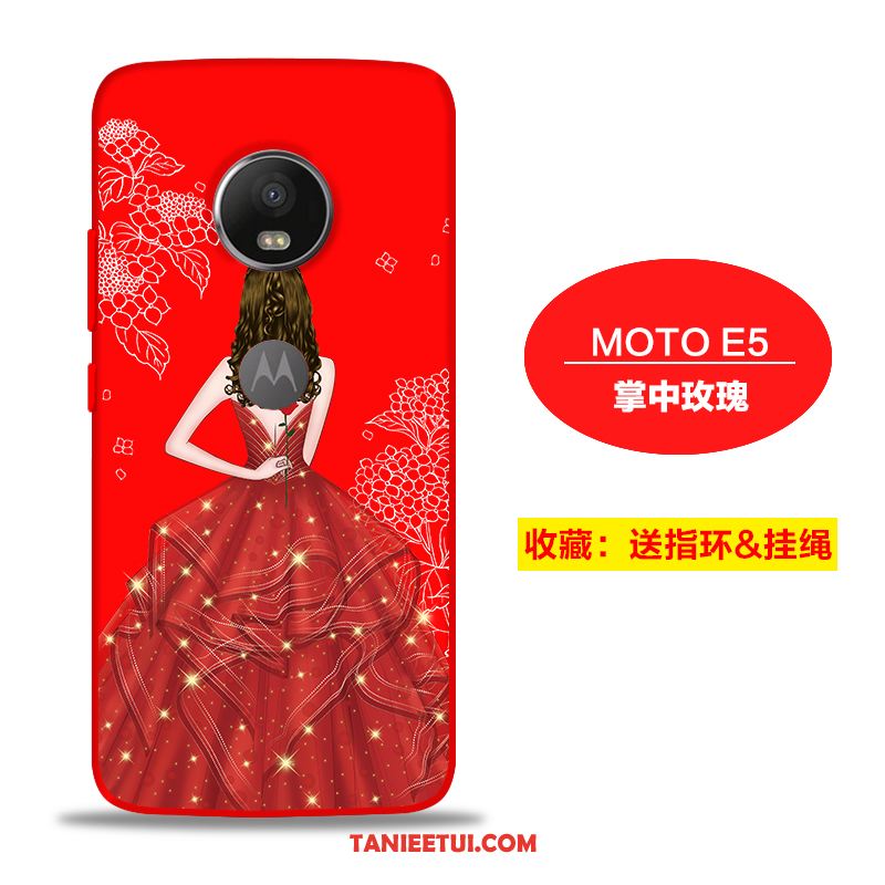 Etui Moto E5 Anti-fall Ochraniacz Kreatywne, Pokrowce Moto E5 Tendencja Gazy Silikonowe