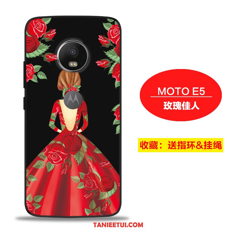 Etui Moto E5 Anti-fall Ochraniacz Kreatywne, Pokrowce Moto E5 Tendencja Gazy Silikonowe