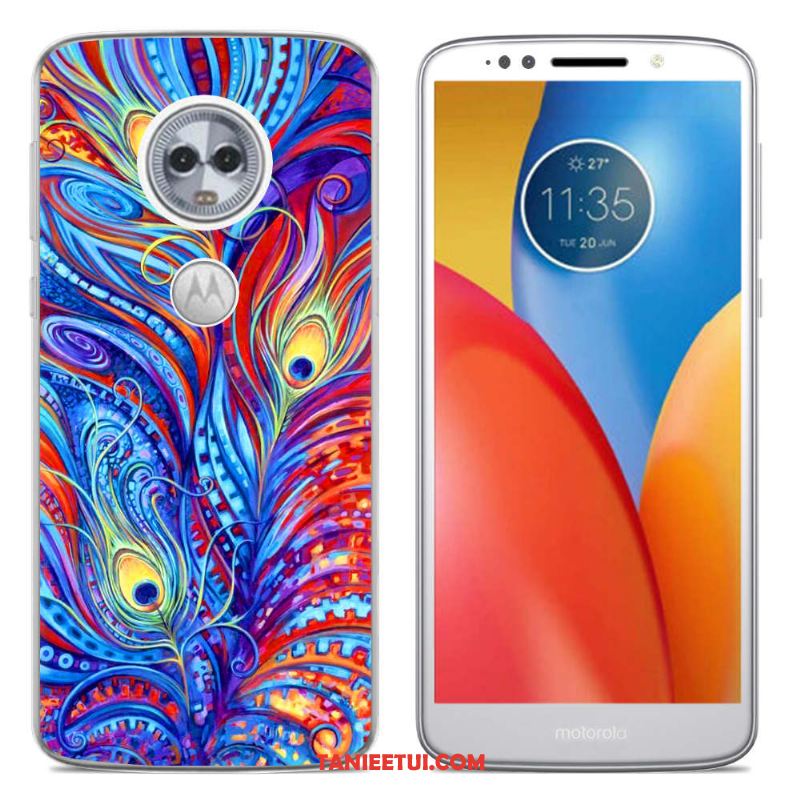 Etui Moto E5 Proste Kreatywne Telefon Komórkowy, Futerał Moto E5 Tendencja Silikonowe Różowe