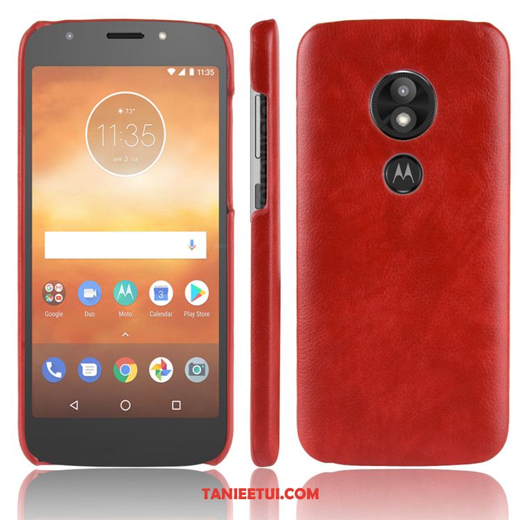 Etui Moto E5 Skóra Szary Vintage, Pokrowce Moto E5 Telefon Komórkowy Litchi Trudno