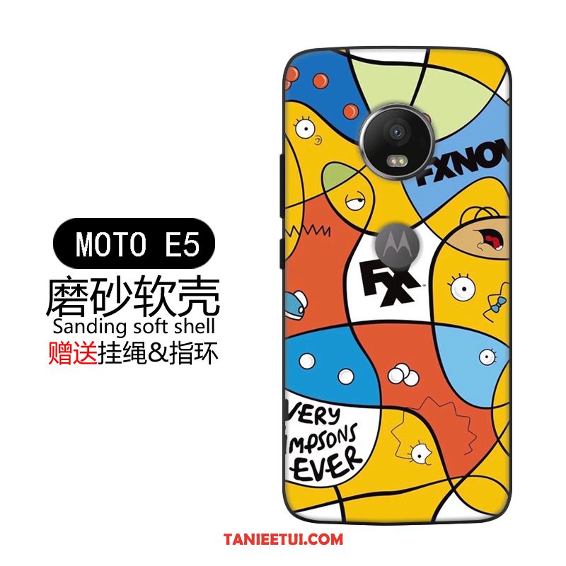 Etui Moto E5 Telefon Komórkowy Niebieski Anti-fall, Pokrowce Moto E5 Ochraniacz Kreatywne All Inclusive