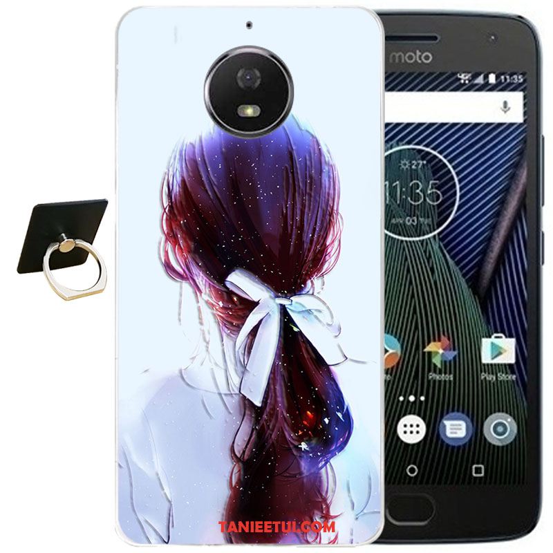 Etui Moto G5s Plus Przezroczysty Miękki Kreskówka, Pokrowce Moto G5s Plus Silikonowe Ochraniacz All Inclusive Beige