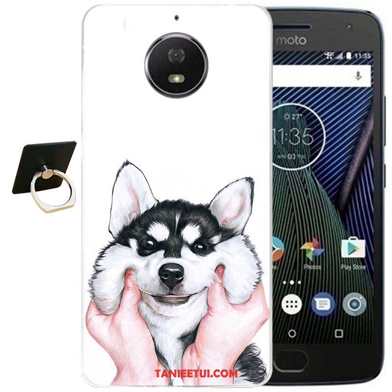 Etui Moto G5s Plus Przezroczysty Miękki Kreskówka, Pokrowce Moto G5s Plus Silikonowe Ochraniacz All Inclusive Beige