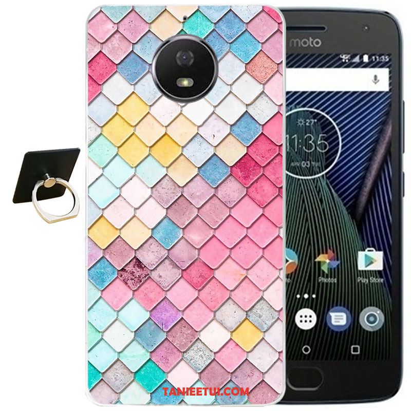 Etui Moto G5s Plus Przezroczysty Miękki Kreskówka, Pokrowce Moto G5s Plus Silikonowe Ochraniacz All Inclusive Beige