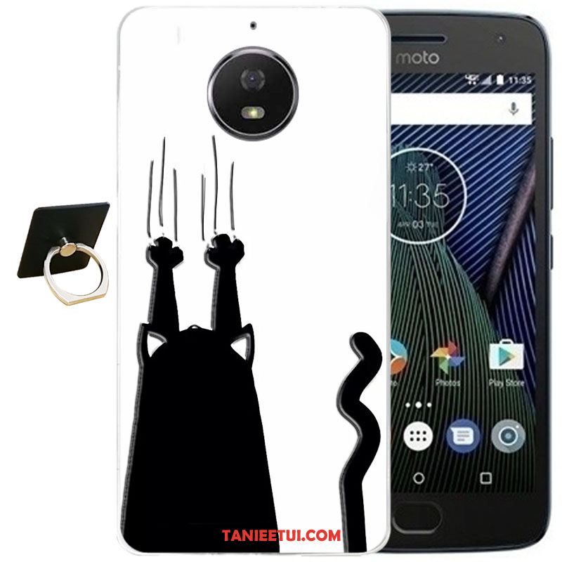 Etui Moto G5s Plus Przezroczysty Miękki Kreskówka, Pokrowce Moto G5s Plus Silikonowe Ochraniacz All Inclusive Beige