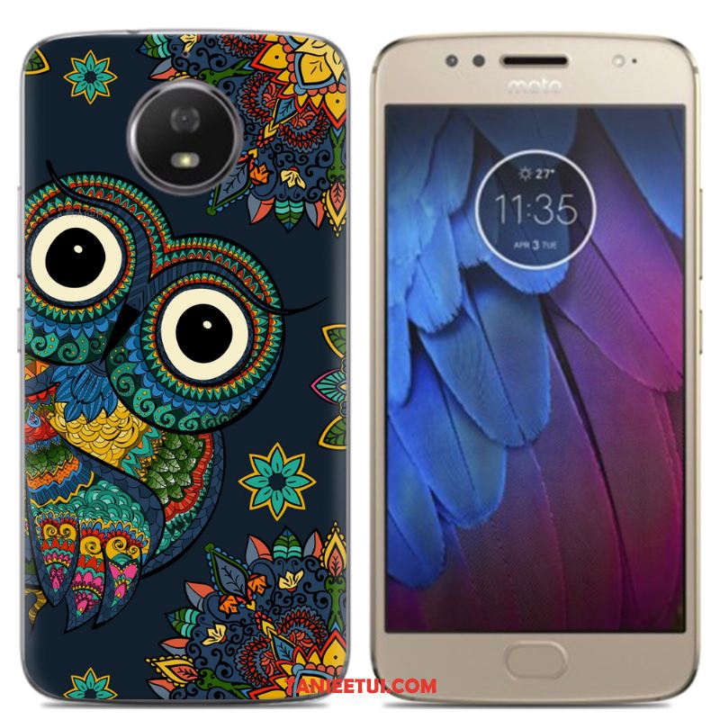 Etui Moto G5s Żółty Kreatywne Telefon Komórkowy, Pokrowce Moto G5s Obraz Olejny Cienkie Specjalne