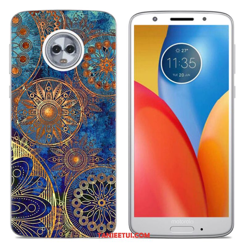 Etui Moto G6 Kreatywne Kreskówka Telefon Komórkowy, Futerał Moto G6 Czarny Tendencja Silikonowe