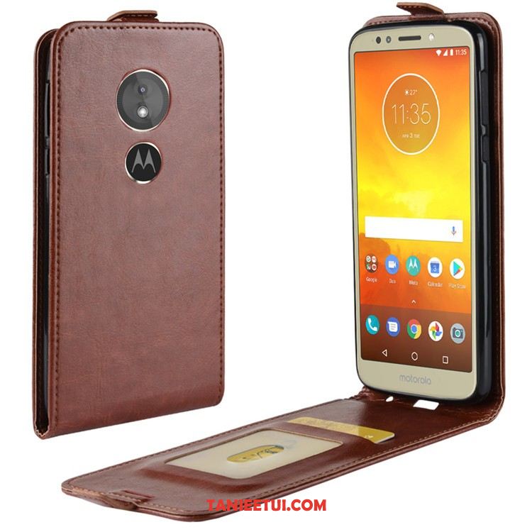 Etui Moto G6 Play Telefon Komórkowy Anti-fall Skórzany Futerał, Futerał Moto G6 Play Ochraniacz Braun