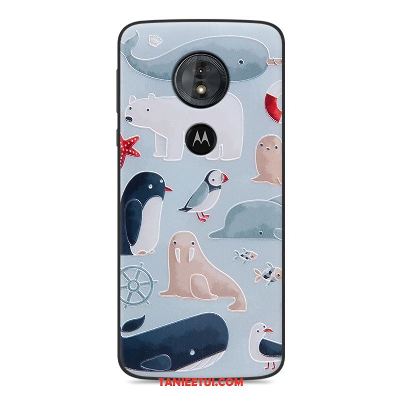 Etui Moto G6 Play Telefon Komórkowy Miękki Silikonowe, Obudowa Moto G6 Play Kreskówka Kolor Relief