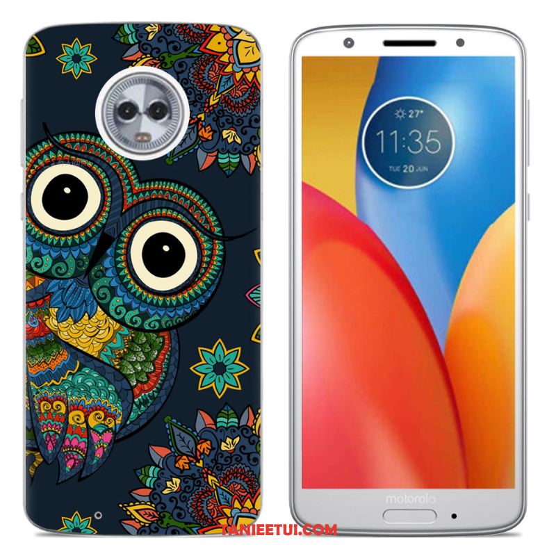 Etui Moto G6 Silikonowe Etui Kreskówka Zielony, Futerał Moto G6 Kreatywne Miękki Szary