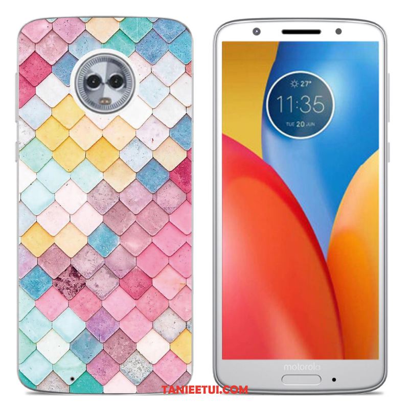 Etui Moto G6 Silikonowe Etui Kreskówka Zielony, Futerał Moto G6 Kreatywne Miękki Szary