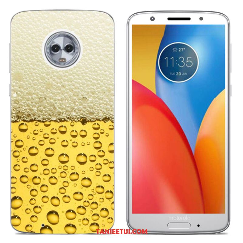 Etui Moto G6 Silikonowe Etui Kreskówka Zielony, Futerał Moto G6 Kreatywne Miękki Szary