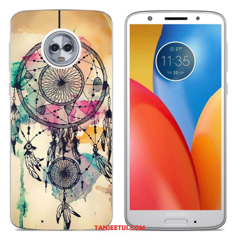 Etui Moto G6 Silikonowe Etui Kreskówka Zielony, Futerał Moto G6 Kreatywne Miękki Szary