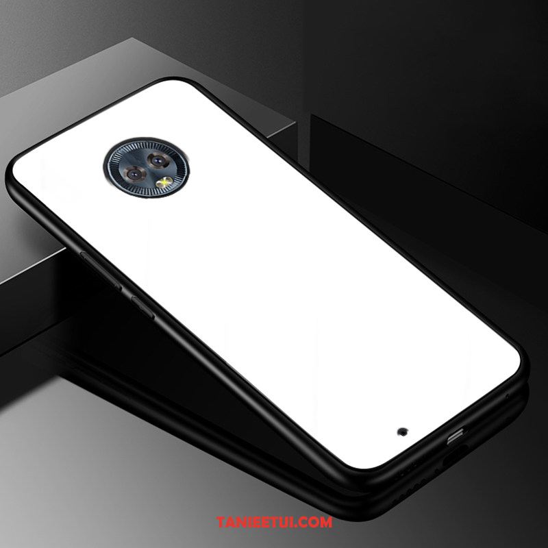 Etui Moto G6 Silikonowe Szkło Kreatywne, Pokrowce Moto G6 All Inclusive Jednolity Kolor Miękki