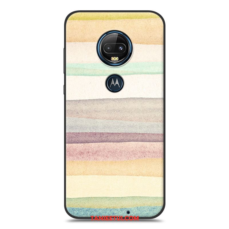 Etui Moto G7 Miękki Różowe Kolor, Futerał Moto G7 Nowy Sceneria Silikonowe