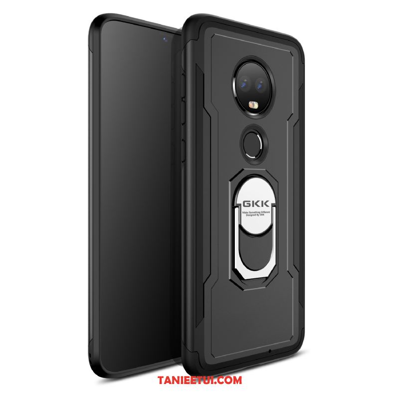 Etui Moto G7 Niebieski Ochraniacz Magnetyzm, Pokrowce Moto G7 Pu Kreatywne All Inclusive