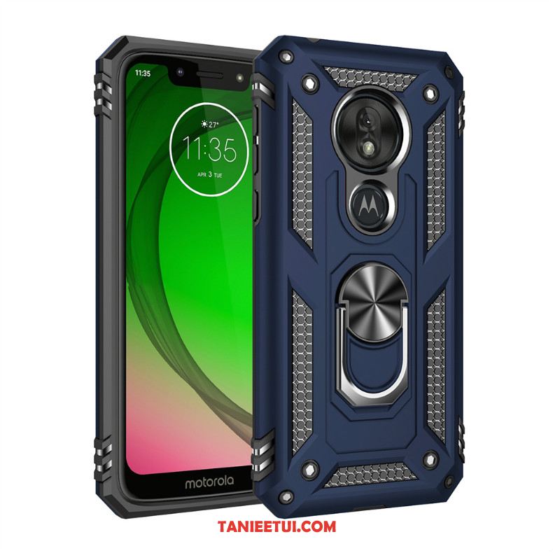 Etui Moto G7 Play All Inclusive Telefon Komórkowy Magnetyzm, Pokrowce Moto G7 Play Czerwony Na Pokładzie Trzy Mechanizmy Obronne