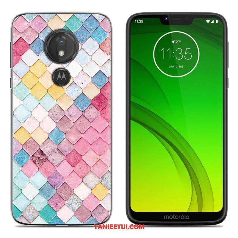 Etui Moto G7 Play Miękki Silikonowe Telefon Komórkowy, Pokrowce Moto G7 Play Osobowość Zielony Kreatywne