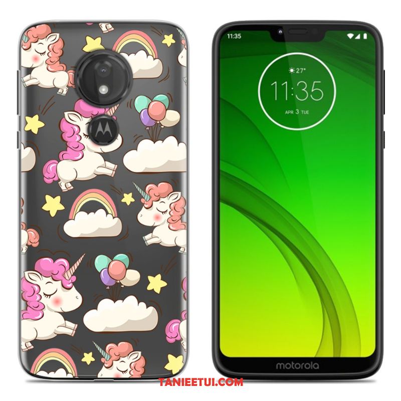 Etui Moto G7 Play Miękki Silikonowe Telefon Komórkowy, Pokrowce Moto G7 Play Osobowość Zielony Kreatywne