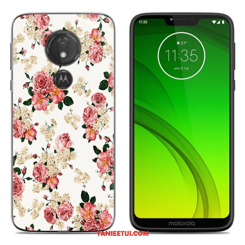 Etui Moto G7 Play Miękki Silikonowe Telefon Komórkowy, Pokrowce Moto G7 Play Osobowość Zielony Kreatywne