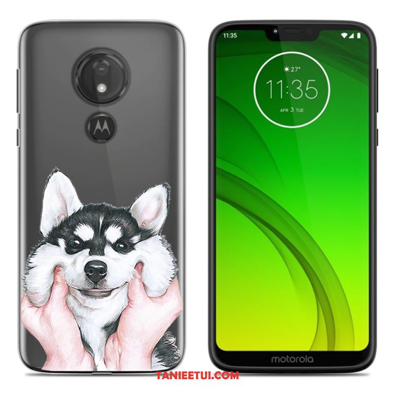 Etui Moto G7 Play Miękki Silikonowe Telefon Komórkowy, Pokrowce Moto G7 Play Osobowość Zielony Kreatywne