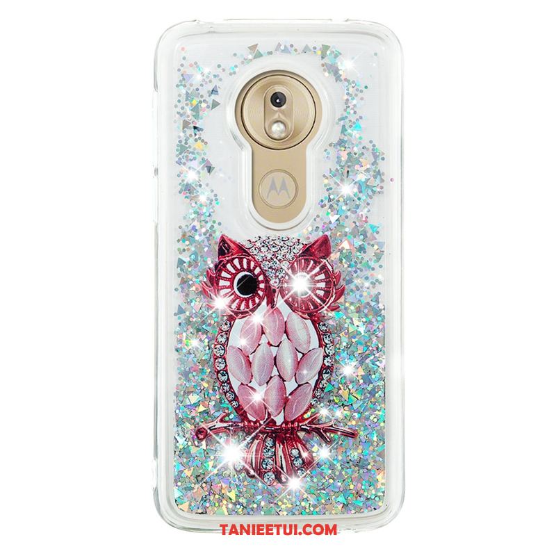 Etui Moto G7 Play Quicksand Anti-fall Miękki, Obudowa Moto G7 Play Tendencja Telefon Komórkowy Kreskówka