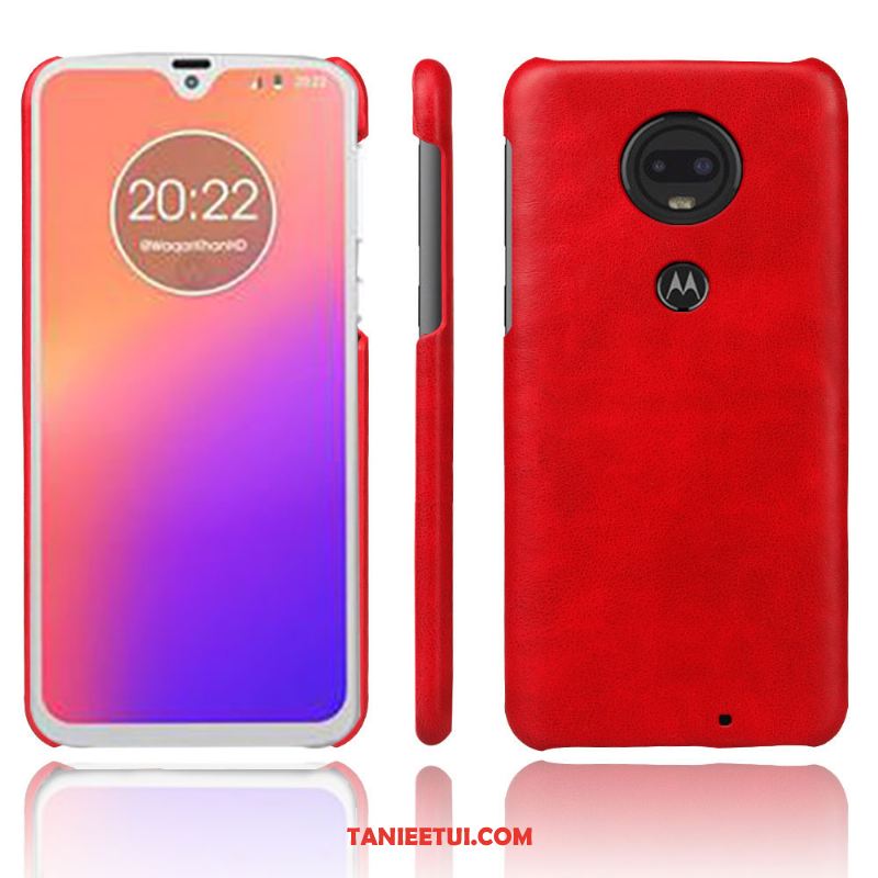 Etui Moto G7 Plus Biznes Osobowość Skóra, Futerał Moto G7 Plus Telefon Komórkowy Jakość Vintage