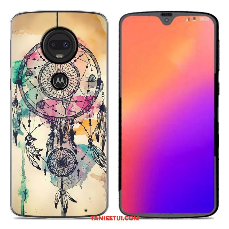 Etui Moto G7 Plus Kreskówka Tendencja Osobowość, Futerał Moto G7 Plus Kreatywne Silikonowe Szary