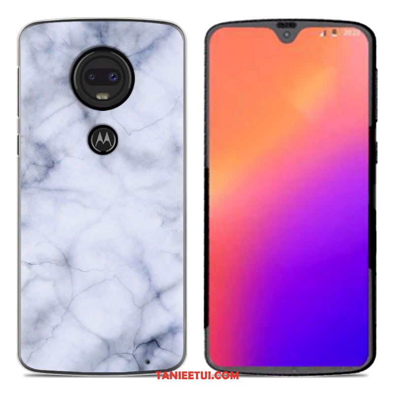 Etui Moto G7 Plus Kreskówka Tendencja Osobowość, Futerał Moto G7 Plus Kreatywne Silikonowe Szary