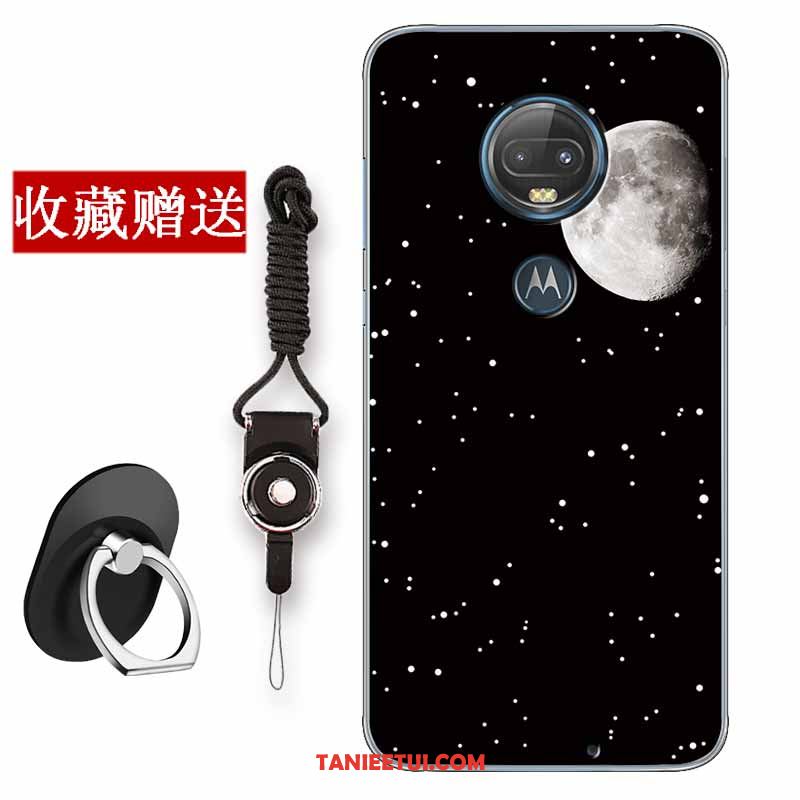 Etui Moto G7 Plus Moda Telefon Komórkowy Ciemno Niebieski, Futerał Moto G7 Plus Ochraniacz Vintage Chiński Styl