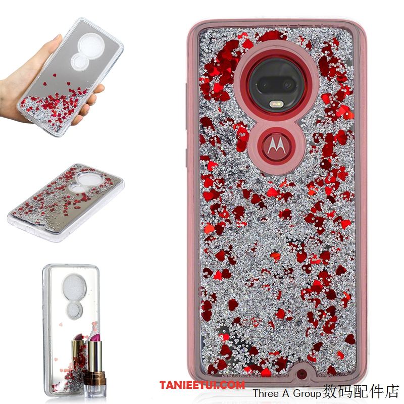 Etui Moto G7 Plus Ochraniacz Tendencja Purpurowy, Obudowa Moto G7 Plus Kreatywne Quicksand Anti-fall