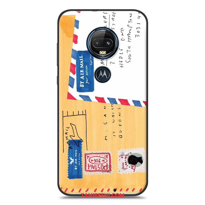 Etui Moto G7 Plus Telefon Komórkowy Nubuku Czarny, Pokrowce Moto G7 Plus All Inclusive Kolor Ochraniacz