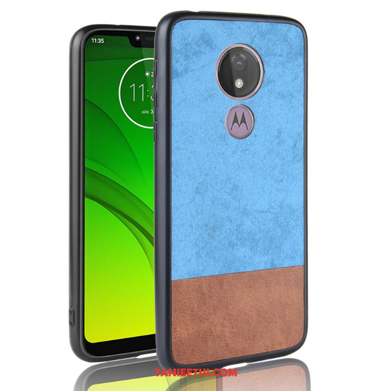 Etui Moto G7 Power Mieszane Kolory Anti-fall Denim, Obudowa Moto G7 Power Europa Telefon Komórkowy Niebieski