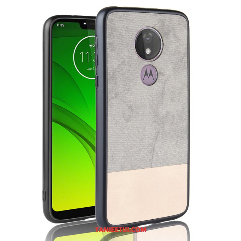 Etui Moto G7 Power Mieszane Kolory Anti-fall Denim, Obudowa Moto G7 Power Europa Telefon Komórkowy Niebieski