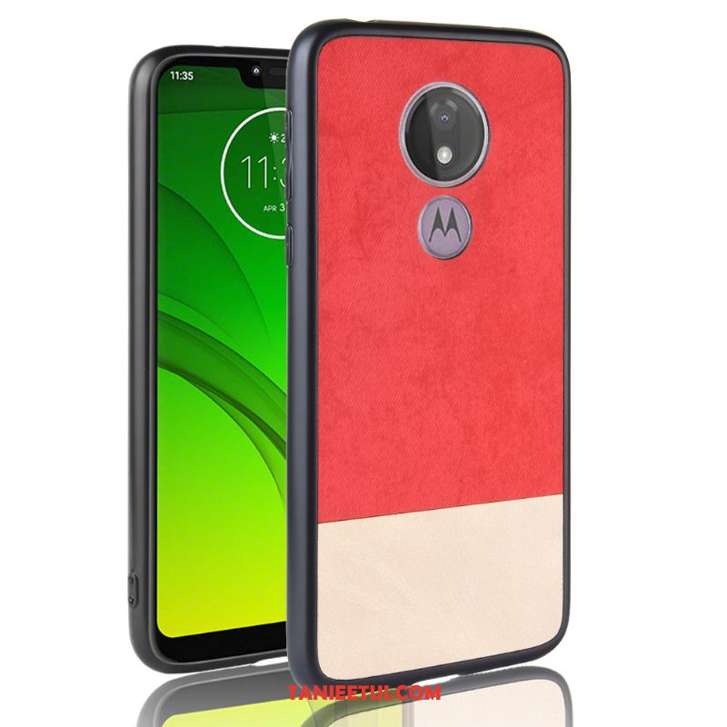 Etui Moto G7 Power Mieszane Kolory Anti-fall Denim, Obudowa Moto G7 Power Europa Telefon Komórkowy Niebieski