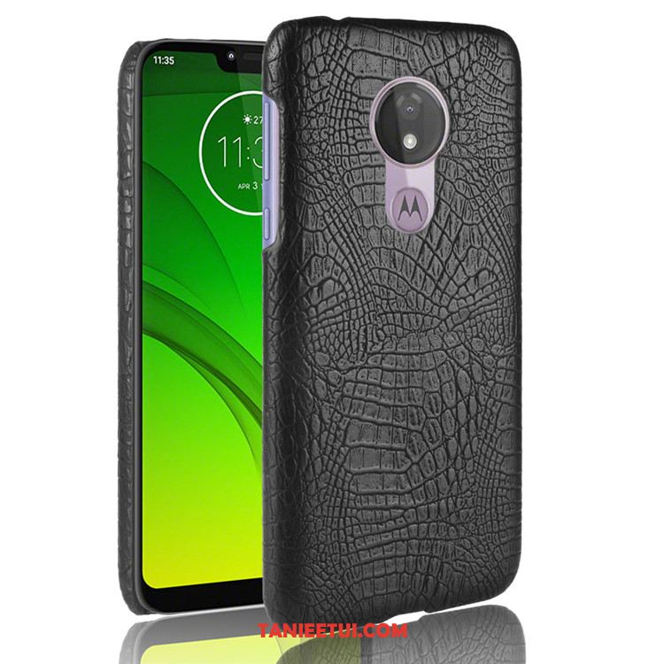 Etui Moto G7 Power Ochraniacz Trudno Torby, Obudowa Moto G7 Power Nubuku Czarny Anti-fall