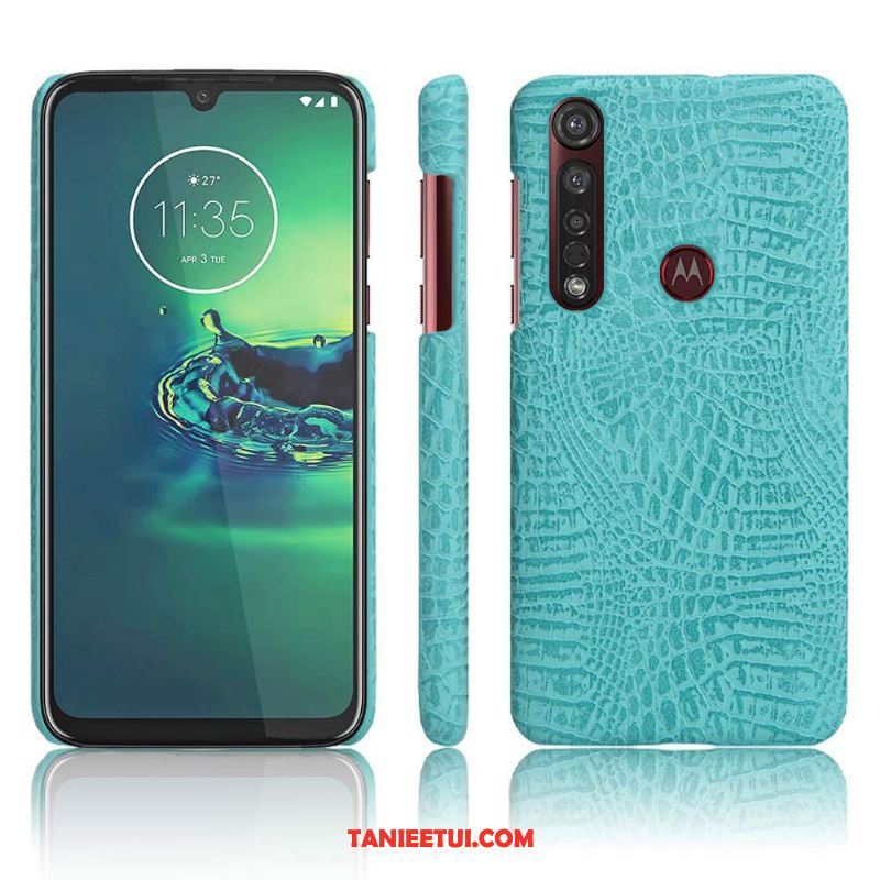 Etui Moto G8 Plus Cienkie Telefon Komórkowy Jakość, Obudowa Moto G8 Plus Ochraniacz Nubuku Skóra