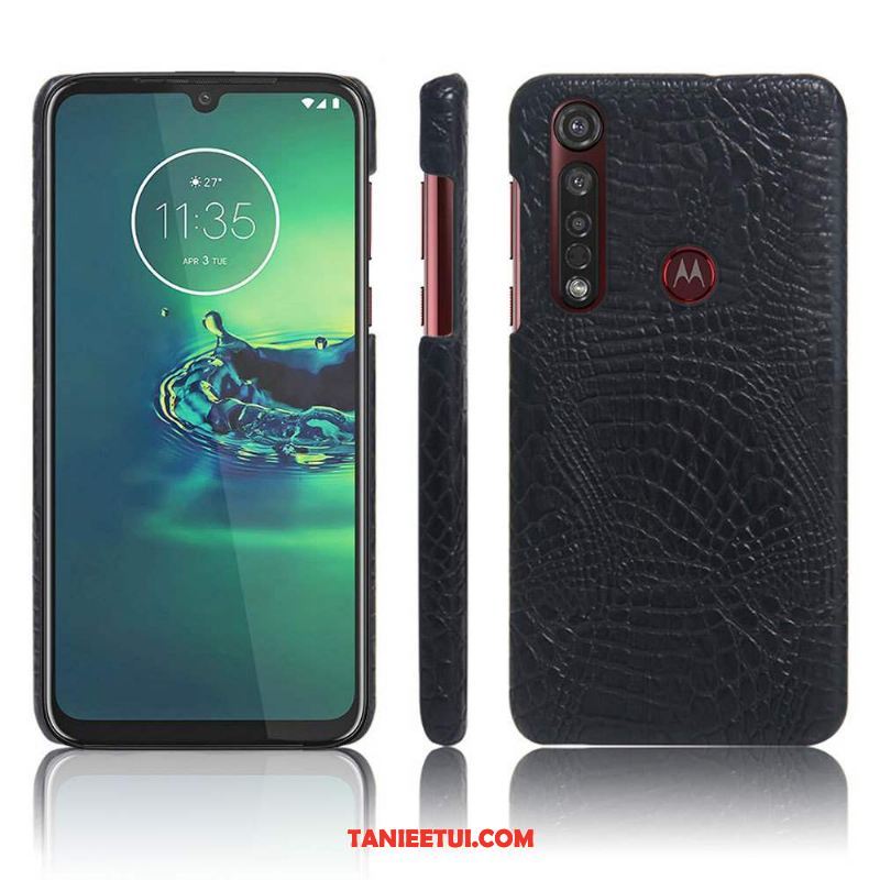 Etui Moto G8 Plus Cienkie Telefon Komórkowy Jakość, Obudowa Moto G8 Plus Ochraniacz Nubuku Skóra