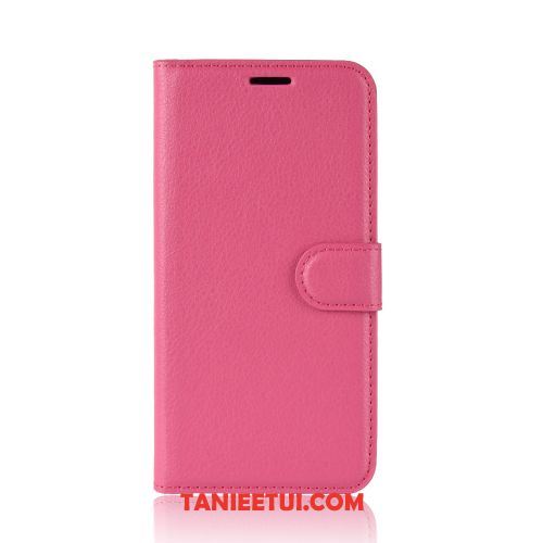 Etui Moto G8 Power Karta Purpurowy Wzór, Futerał Moto G8 Power Litchi Biznes Telefon Komórkowy