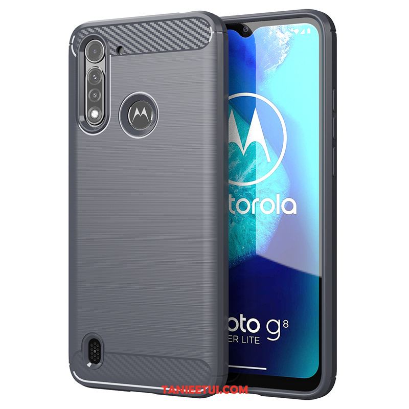 Etui Moto G8 Power Lite Czarny Cienka Miękki, Futerał Moto G8 Power Lite Telefon Komórkowy