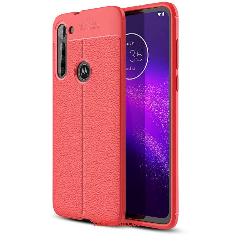 Etui Moto G8 Power Skóra Ochraniacz All Inclusive, Futerał Moto G8 Power Telefon Komórkowy Wzór Czerwony