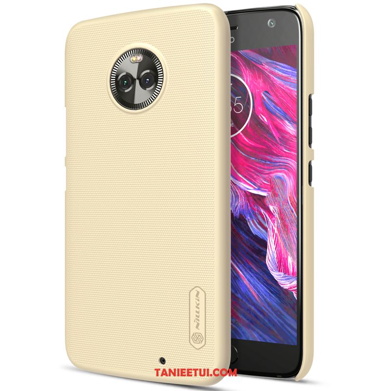 Etui Moto X4 Nubuku Anti-fall Ochraniacz, Obudowa Moto X4 Trudno Złoto Telefon Komórkowy