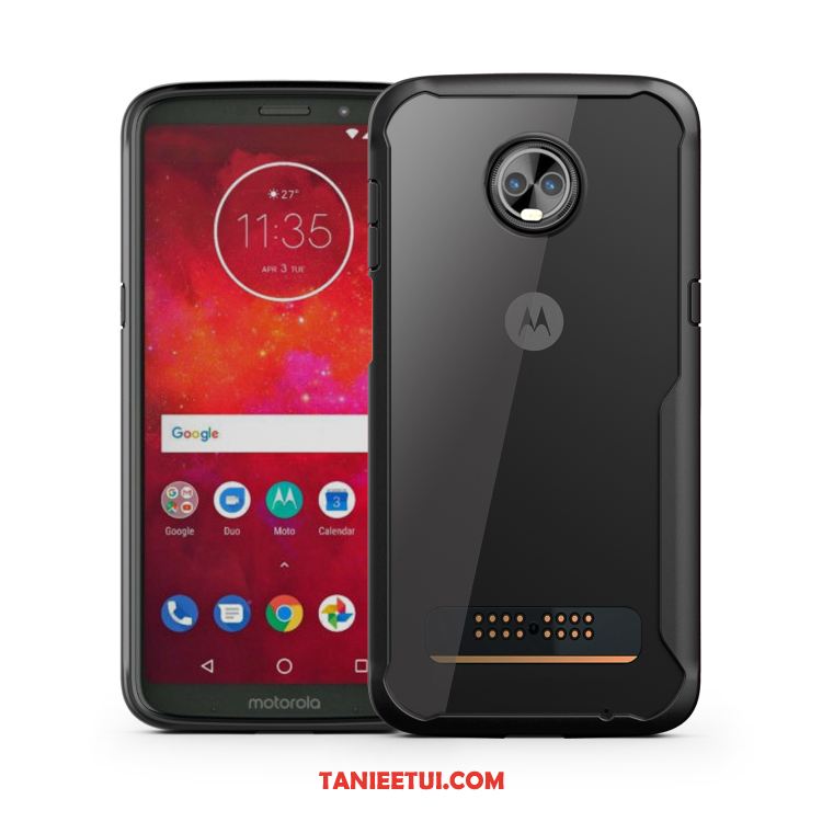 Etui Moto Z3 Play All Inclusive Ochraniacz Proste, Obudowa Moto Z3 Play Biznes Telefon Komórkowy Czerwony