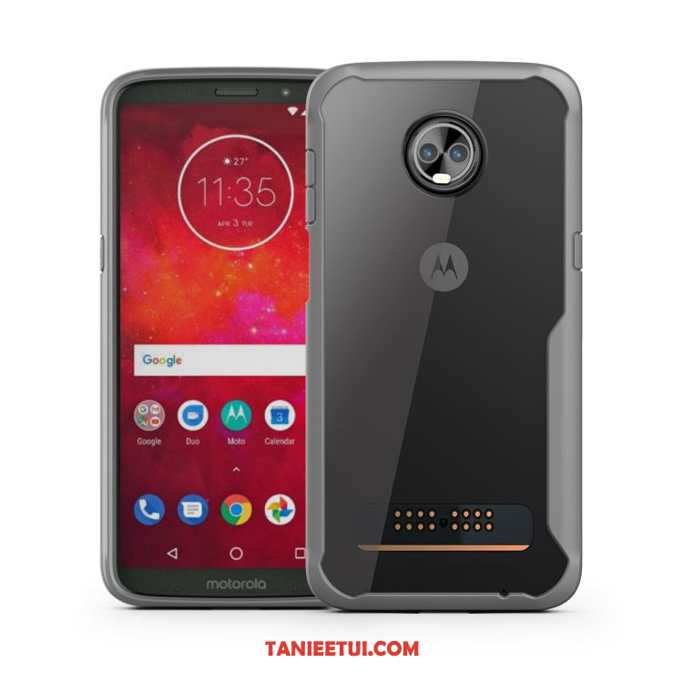 Etui Moto Z3 Play All Inclusive Ochraniacz Proste, Obudowa Moto Z3 Play Biznes Telefon Komórkowy Czerwony